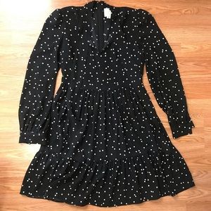 Kate spade polka dot tie dress